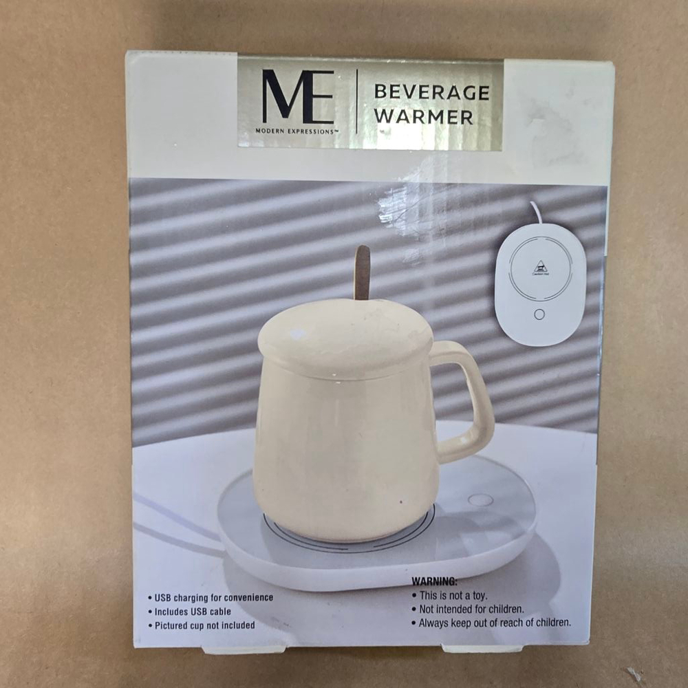 Modern Expressions Beverage Warmer - White, New tested